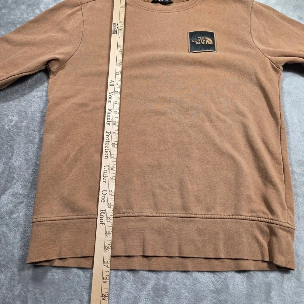 The North Face Mens Crewneck Sweatshirt Brown Pullover M Outdoors Urban Hiker‎
